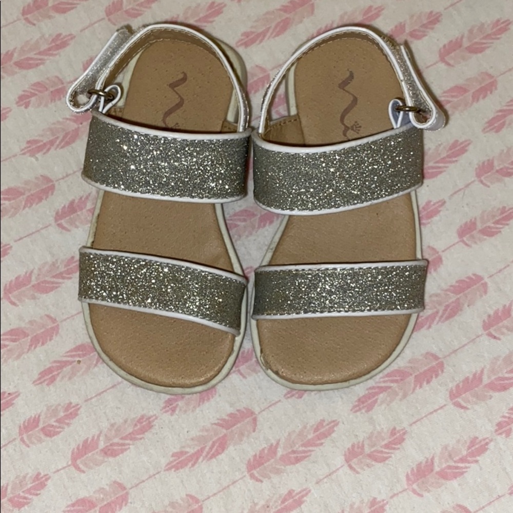Nina silver strap sandals